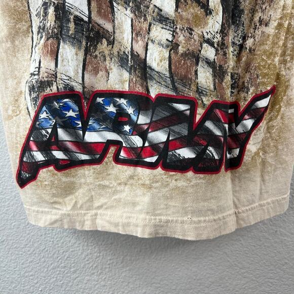 Apprime Courage Above All Army Flag T-Shirt Men's Size M - Picture 4 of 4